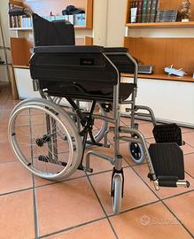 Sedia a Rotelle pieghevole auto spinta come nuova