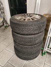 Gomme invernali con cerchioni originali Fiat 500