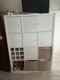 Kallax 12 cubi più accessori