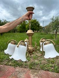 Lampadario a 5 bracci