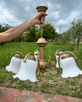 Lampadario a 5 bracci