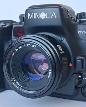 Minolta Dynax 9 con 50 mm f1.7