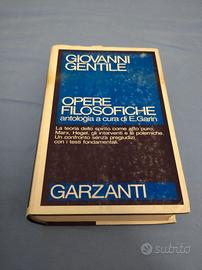 Giovanni Gentile opere filosofiche garzanti