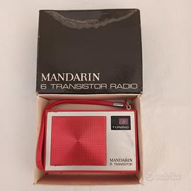 Radio tascabile Mandarin 6 transistor vintage