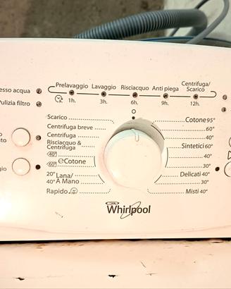 Lavatrice Whirlpool slim carica dall'alto  A++