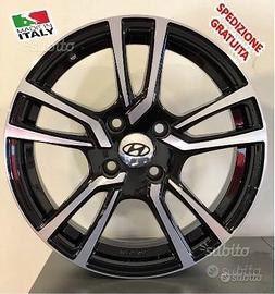 Cerchi in lega Hyundai i10 i20 Accent Atos da 15