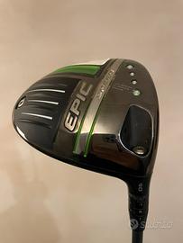 Driver epic speed callaway 9’ shaft harduz stiff