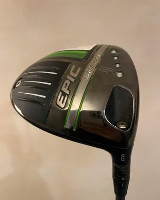 Driver epic speed callaway 9’ shaft harduz stiff
