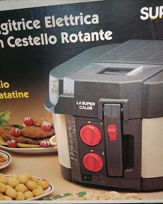 Friggitrice elettrica con cestello rotante 