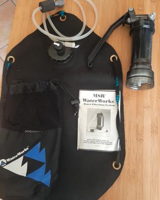 Filtrazione Acqua  portatile  per trekking 