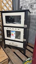 Stufa a Legna Ben 22kw Forno Scalda 160mq
