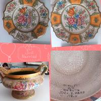 Tre pezzi Deruta firmati