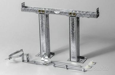 Kit supporto Universale,per WC,assemblato parete