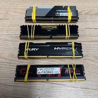 Vari kit Ram DDR4 G.Skill,Kingston, corsair
