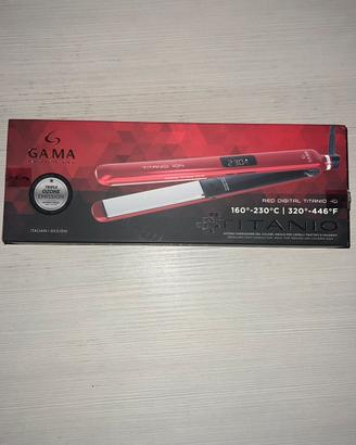 Piastra capelli in titanio red GA.MA