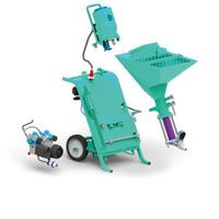 Intonacatrice monofase per miscelare e spruzzare