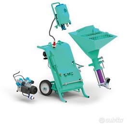 Intonacatrice monofase per miscelare e spruzzare