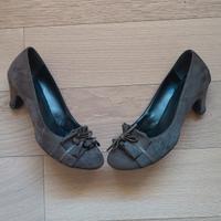 Sandali con tacco scamosciati donna (nr. 37)