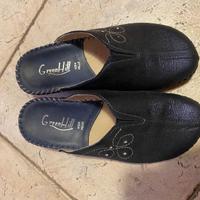 Pantofole ciabatte donna in pelle mis 36 NUOVE Gre