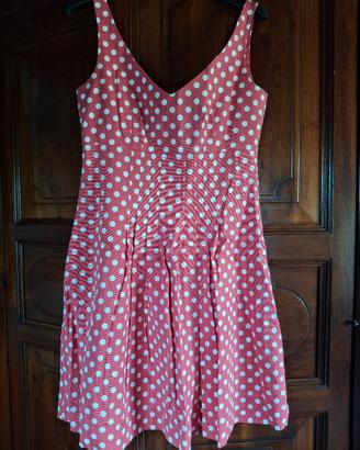 vestito rosso pois