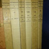 Libri  storici "discorsi di Mussolini"