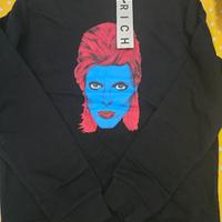 Maglia Felpa richmond david Bowie cotone 