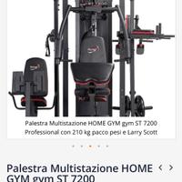 Palestra multifunzione home gym