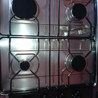 piano cottura 4 fuochi gas inox Franke