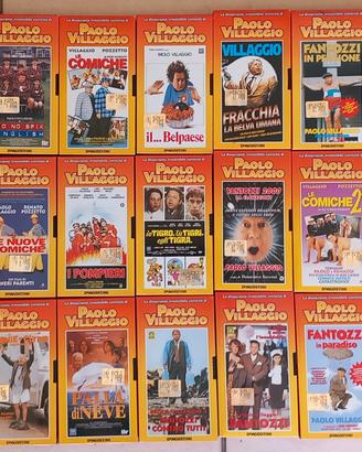 VHS  collezione di Paolo villaggio 