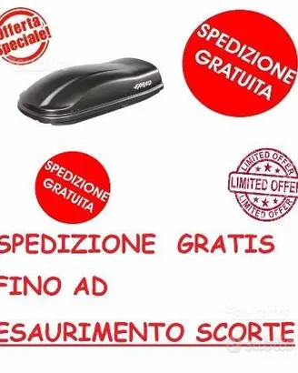 Box portapacchi Farad N8 Marlin 400L nero satinato