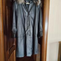 cappotto in pelle
