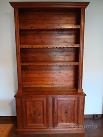 Credenza con alzata in ciliegio