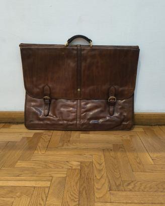 Porta  abiti in pelle vintage