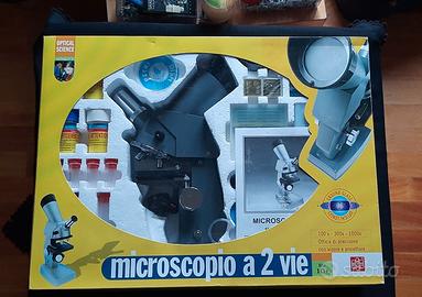 Microscopio a 2 vie per ragazzi dai 10 anni. EDU 