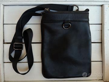 Borsa Tracolla Uomo Zara Pelle Nero