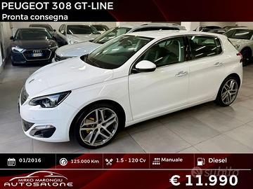 Peugeot 308 BlueHDi 120 S&S GT Line FINANZIABILE