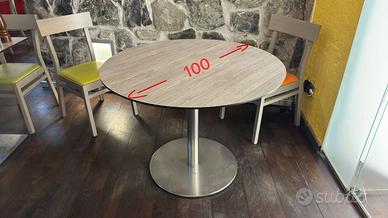 Tavolo rotondo per ristorazione interno