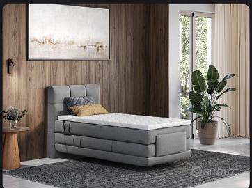 Letto+rete relax elettrica+materasso+topper