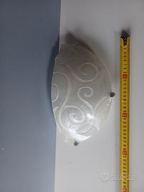 plafoniera mezzaluna nuova