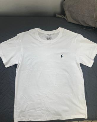 T-Shirt Polo Ralph Lauren Bianca Custom Slim Fit