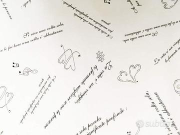 Fantasia Frasi di Poesie per Tovaglie Tende Arredo