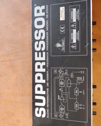 Behringer suppressor de2000 De-Esser/soppressore d