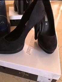 Tacco Francesco Milano camoscio nero