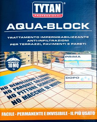Trattamento impermeabilizzante AQUA-BLOCK