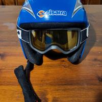 Casco maschera sci bambino