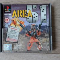 gioco raro light gun PS1 Area 51