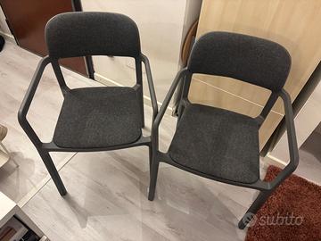 Coppia di sedie IKEA YPPERLIG (design HAY)