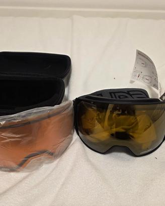 OCCHIALI SPORT INVERNALI SALICE PRO NERI/ARANCIO