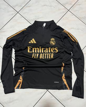 Maglia allenamento Real Madrid Adidas nera/oro M