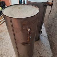 N.2 Serbatoio carburante inox 200lt